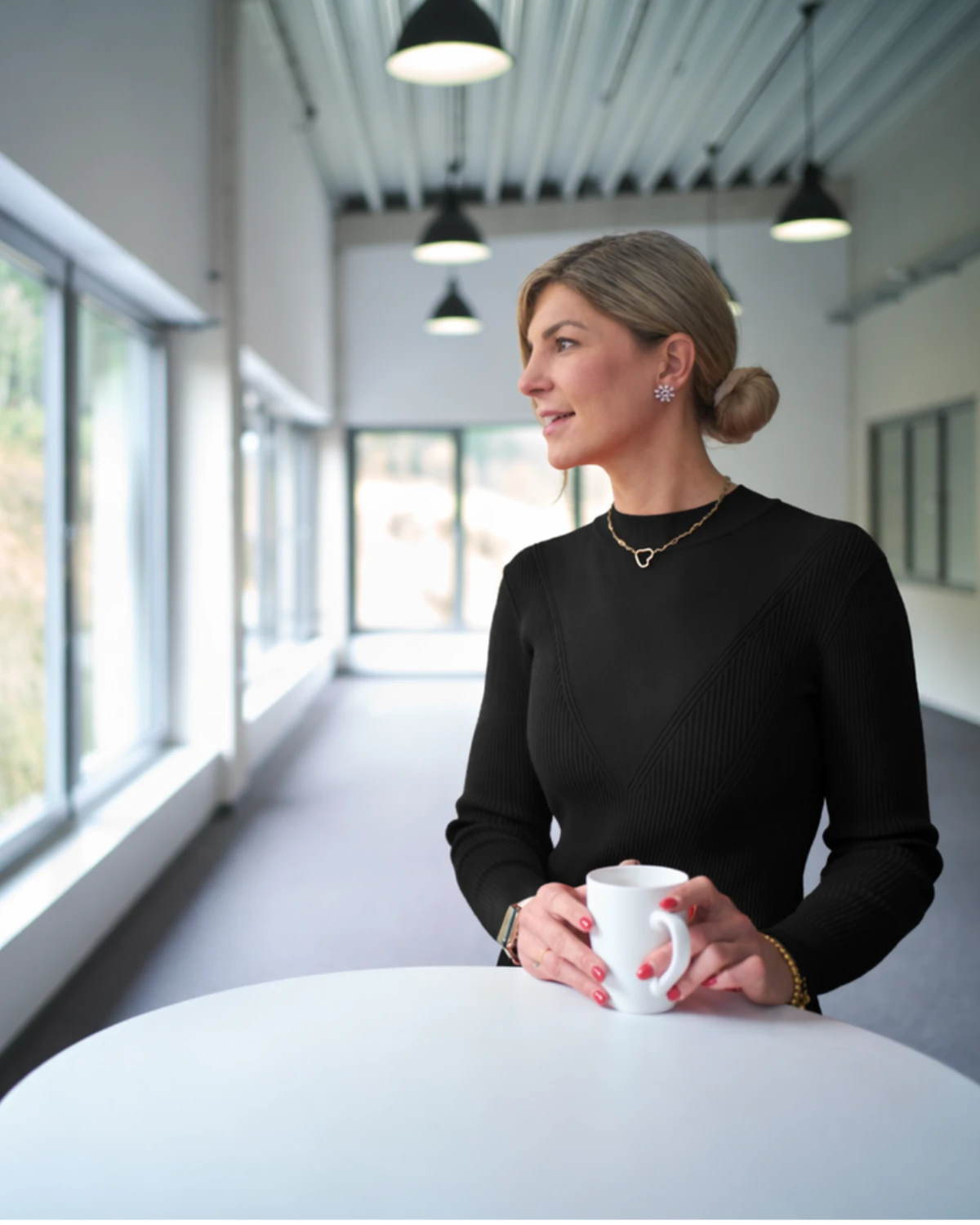 Larissa Labus, Pause im Unternehmensalltag